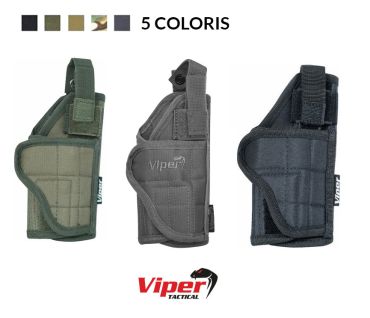 Viper Tactical 🐍 Panneaux Velcro MOLLE - Noir