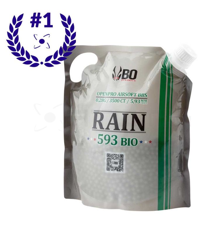 Billes Airsoft BO Rain Bio 0.20 g Sachet 3500 : : Sports