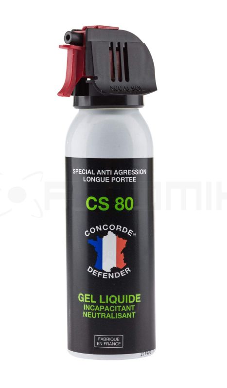 Bombe lacrymogène 100 ml gel cs - Mini extincteur lacrymo