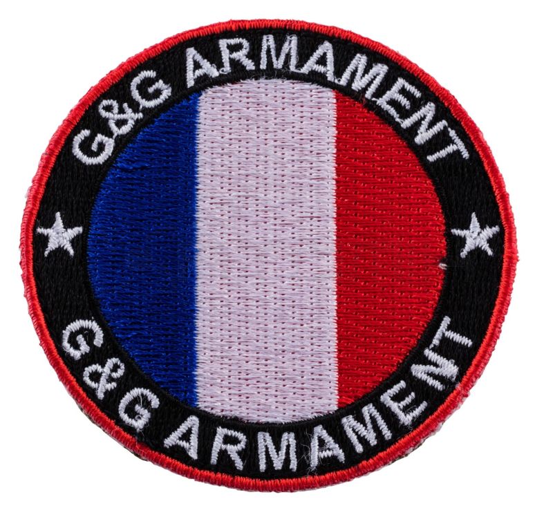 ecusson circulaire france g&g armament flag patch velcro