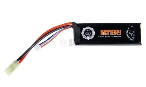 Batterie Lipo 7.4v 2200 Mah 20c Duel Code