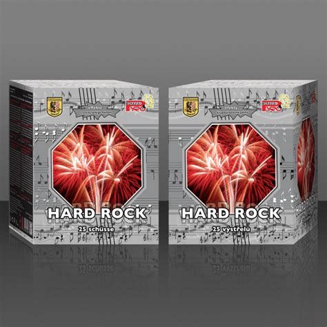 batterie d'artifice 25 coups 300 mm collection 2024 "hard rock"