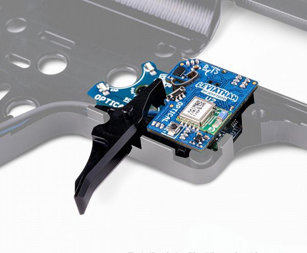 Etu Leviathan Optical V2 Câblage Arrière Bluetooth Avec Détente Speed Noire Semi/Full Auto 