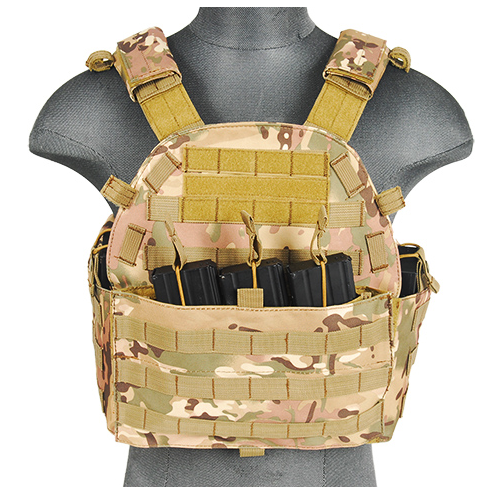Gilet Airsoft Plate Carrier 1000 D Camo