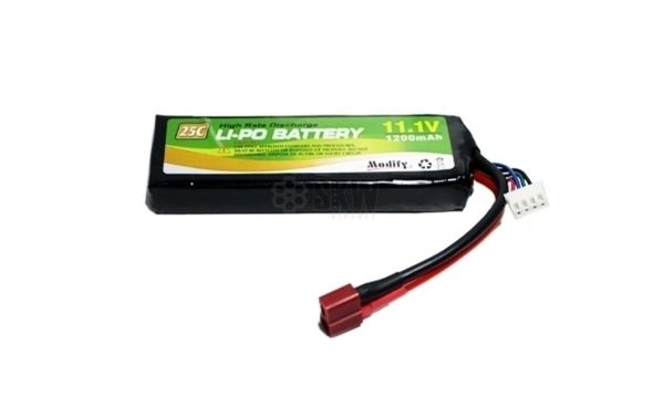 Batterie Li-Po 11.1v 1200mah 25c 107x35x17mm Modify
