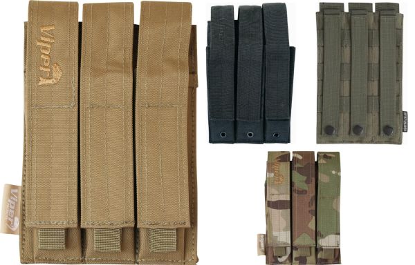 Poche Molle Triple Chargeurs Mp5 Viper Coyote