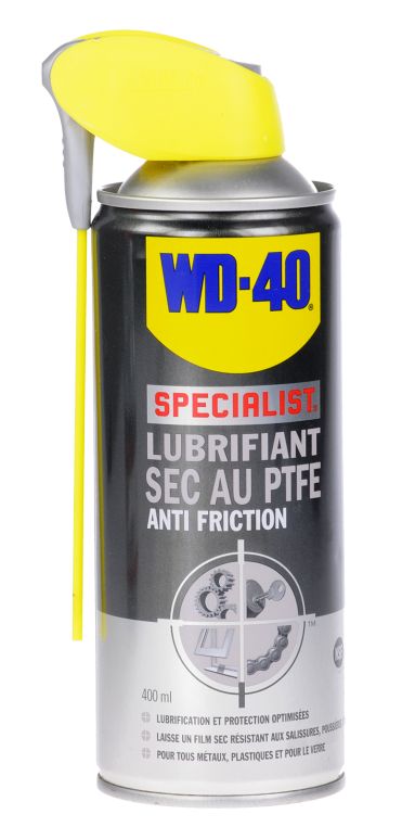 WD40 en spray lubrifiant sec au PTFE