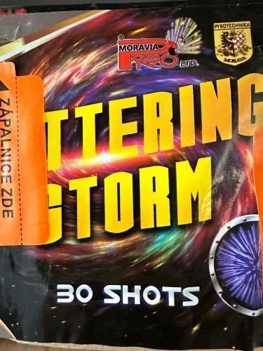 batterie 30 coups "glittering storm"