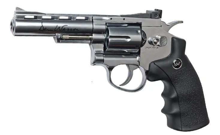 DAN AIRSOFT WESSON 4" ASG SILVER 6MM