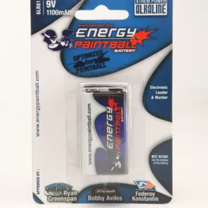 Pack de 2 Piles Energy Paintball 9 Volts