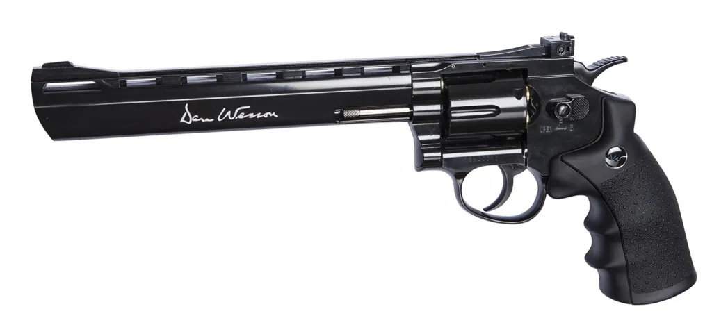 REVOLVER DAN WESSON 8" ASG BLACK 6MM