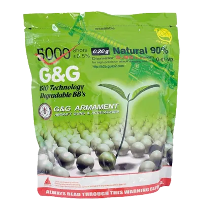 Billes Airsoft Bio G&G 0.2g 1kg