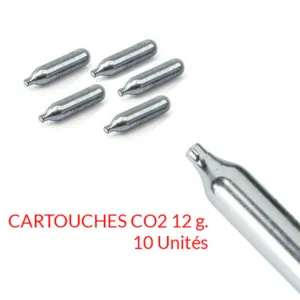 Cartouche CO2 12 g. par 10
