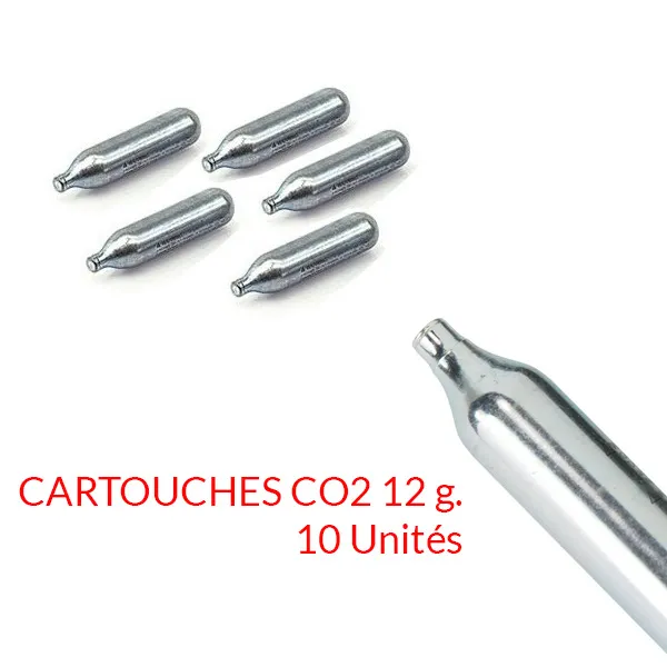 Cartouche CO2 12 g. par 10