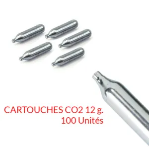 Cartouche CO2 12 g. par 100