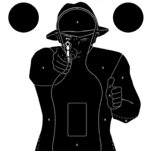 cible police par 100 pièces