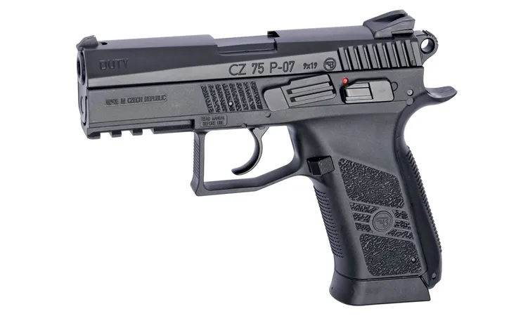 cz 75 p-07 duty black 6mm Culasse fixe GNB CO2