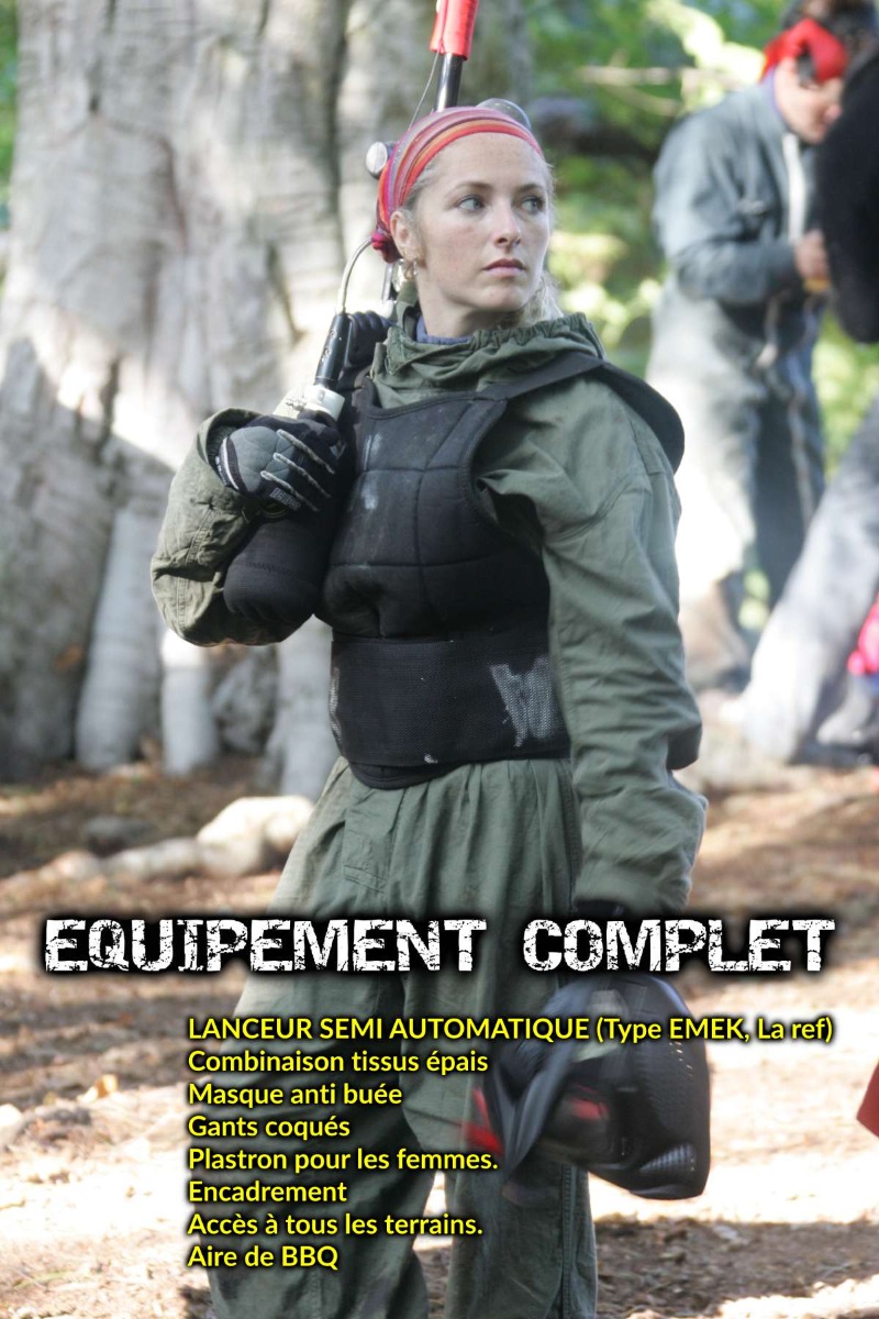 Equipement paintball terrain