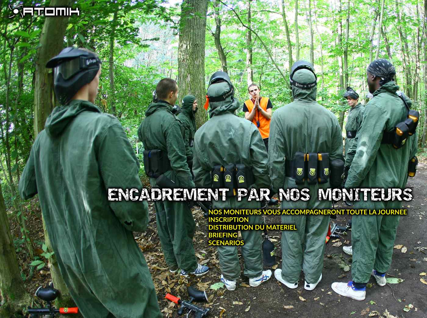 Moniteurs Paintball terrain Paris