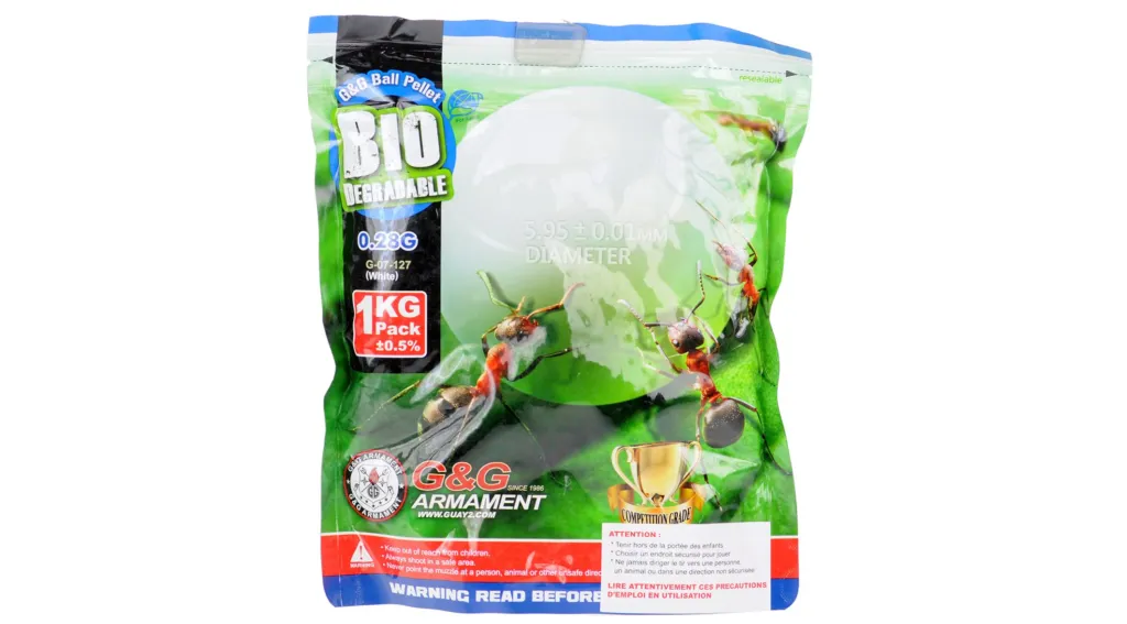Billes Airsoft Bio G&G 0.28g 1Kg