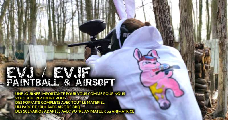 Enterrement vide de garçon Paintball et Airsoft