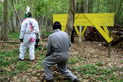 Des scenarios de paintball orietes sur le lapin seront organisez