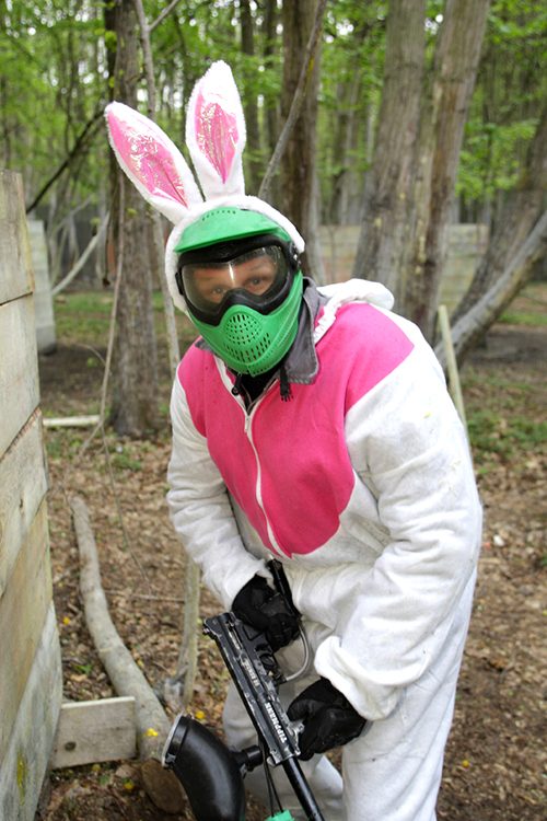 Enterrement de vie de garçon au paintball