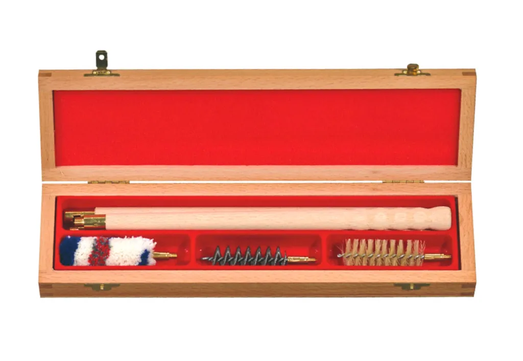 Boite plumier nettoyage armes cal 16