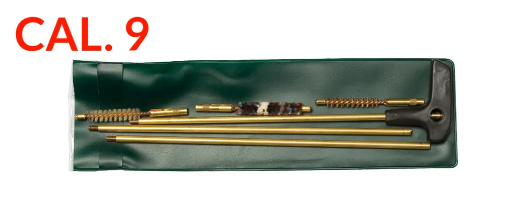 Trousse de nettoyage pour armes cal. 9