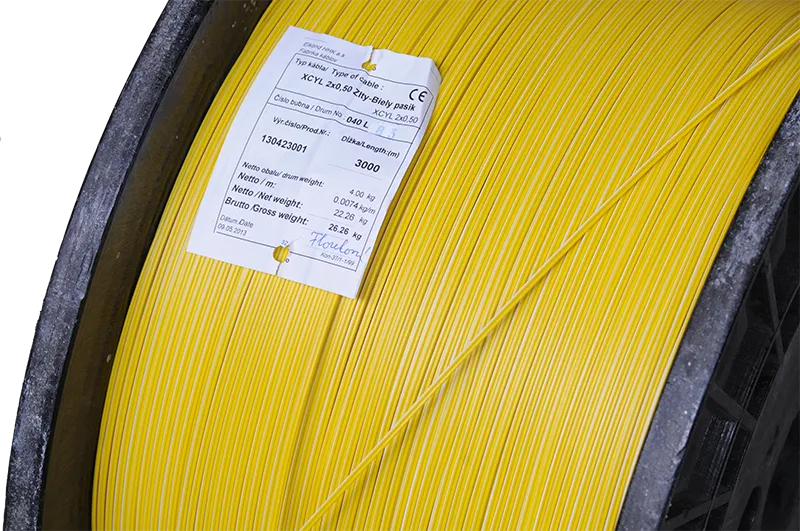 Bobine de fil bifilaire Bickford 3000m deux couleurs