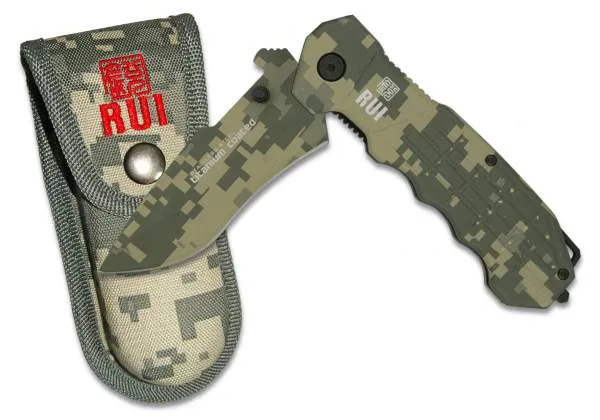 Couteau pliant tactique digital camo
