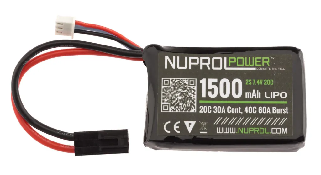 Batterie Micro Lipo Power 7.4V 1500 mah 20C PEQ