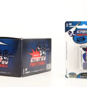 Boite de 12 piles ENERGY PAINTBAL Alcaline 9 Volts