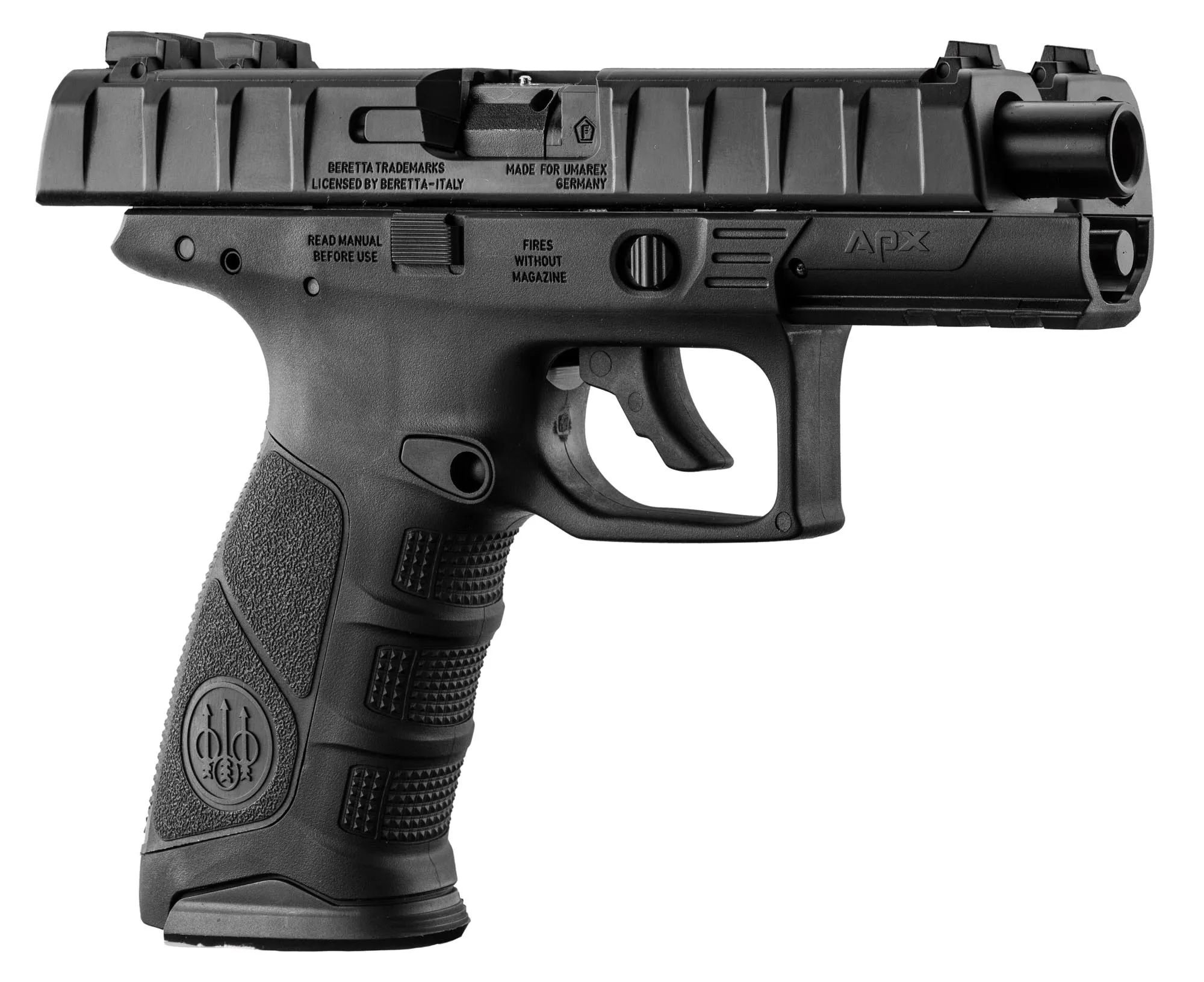 Réplique apx CO2 blowback 1,2 j. culasse métal - beretta