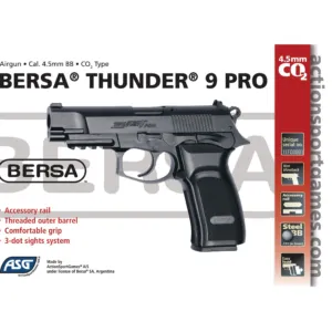 Bersa Thunder 9 Pro Cal4.5mm Co2 Gnb-0
