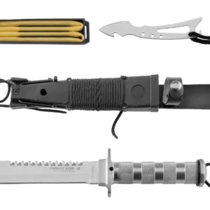 Couteau De Survie Combat King II Inox-0