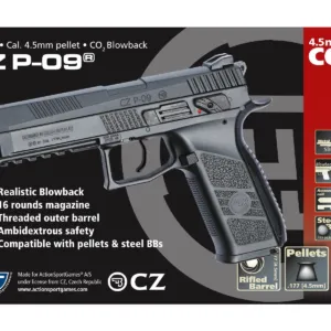 Cz p09 - pistolet à plomb - CO2