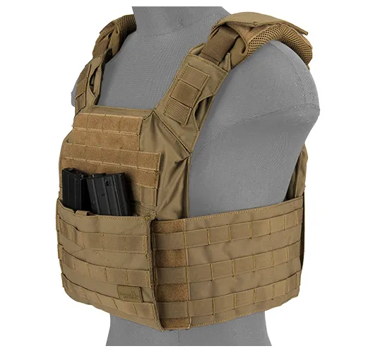 Gilet Airsoft SPlate Carrier SPAC TAN 1000D