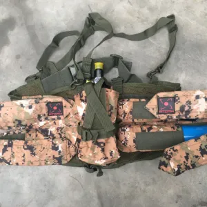 Harnais 4 pots + porte bouteille ATOMIK Camo
