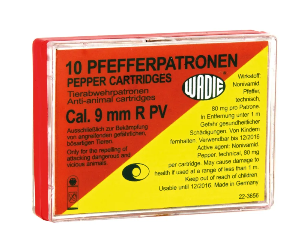 Boîte de 10 cartouches 9 mm RK à poivre