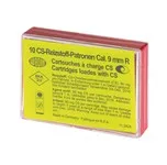 Boîte de 10 cartouches 9 mm RK à gaz CS