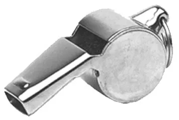 Sifflet Cuivre Nickelé à roulette