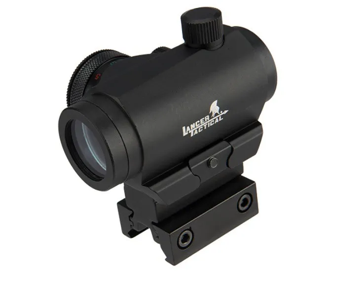 Lancer Tactical Micro Point rouge et vert montage haut Ris noir