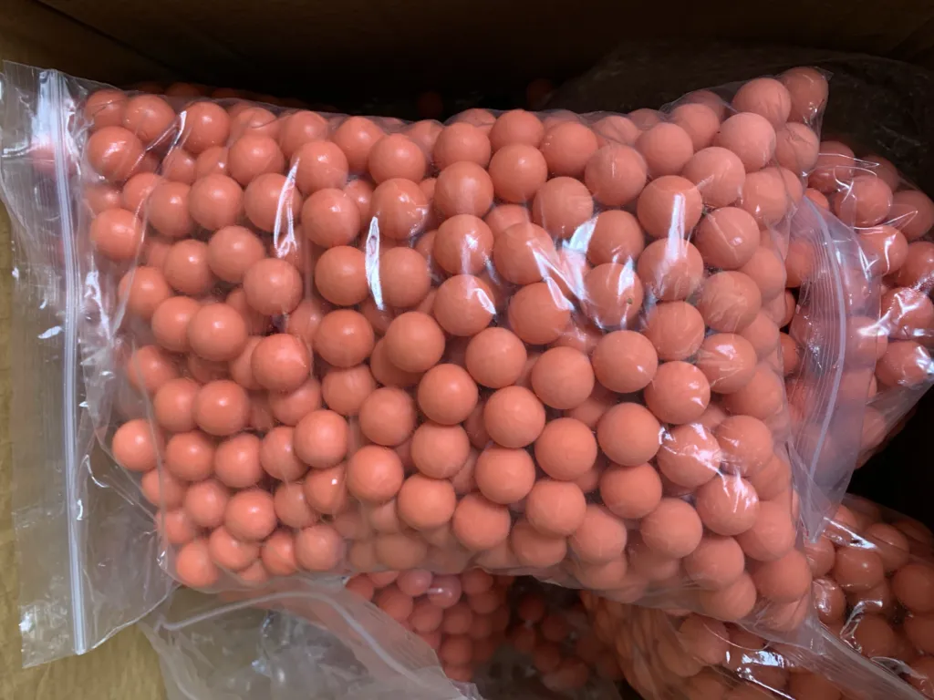 Billes Caoutchouc Medium/dur Calibre 68 Sac de 500