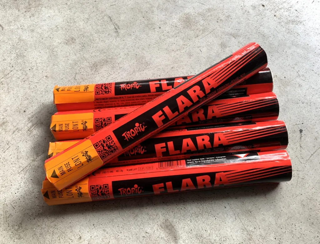 Pack 5 Torches Supporters Rouges-0