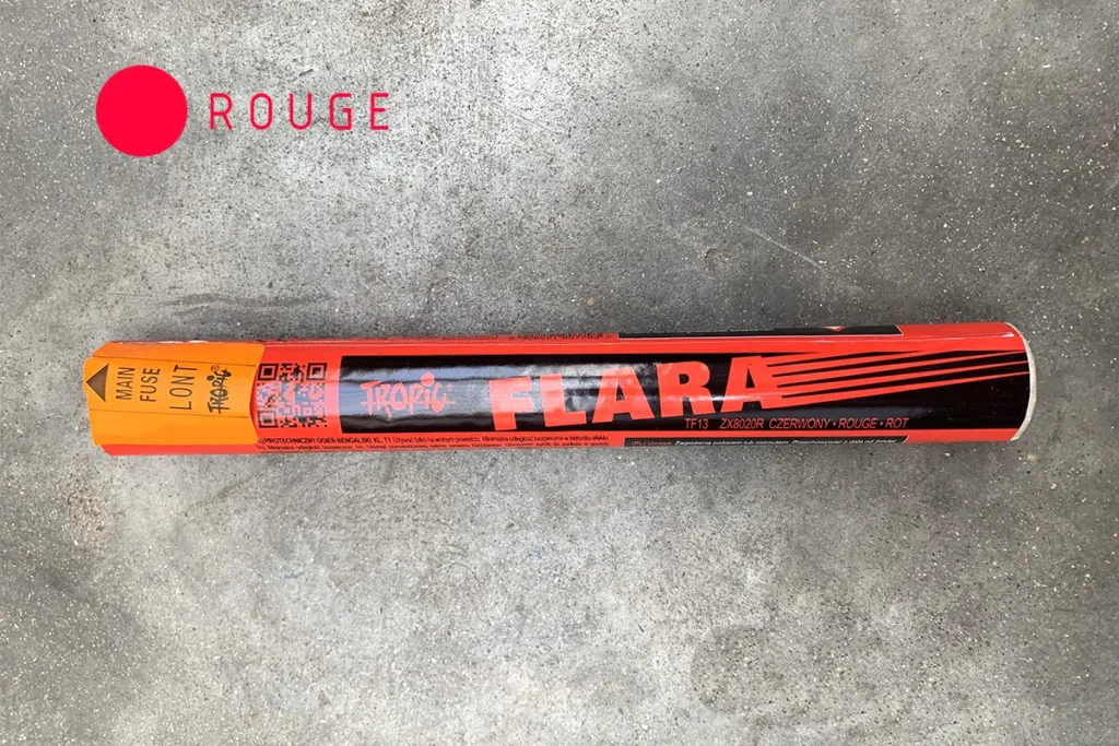 torche à main TF13 rouge