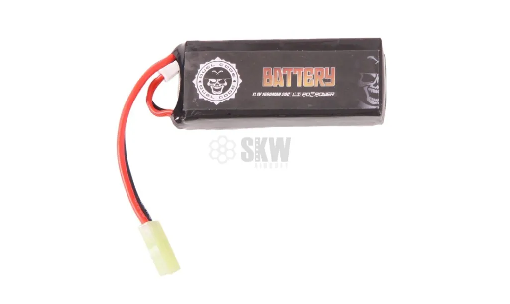 Batterie Lipo 11.1v 1600mah 20c Duel Code-0