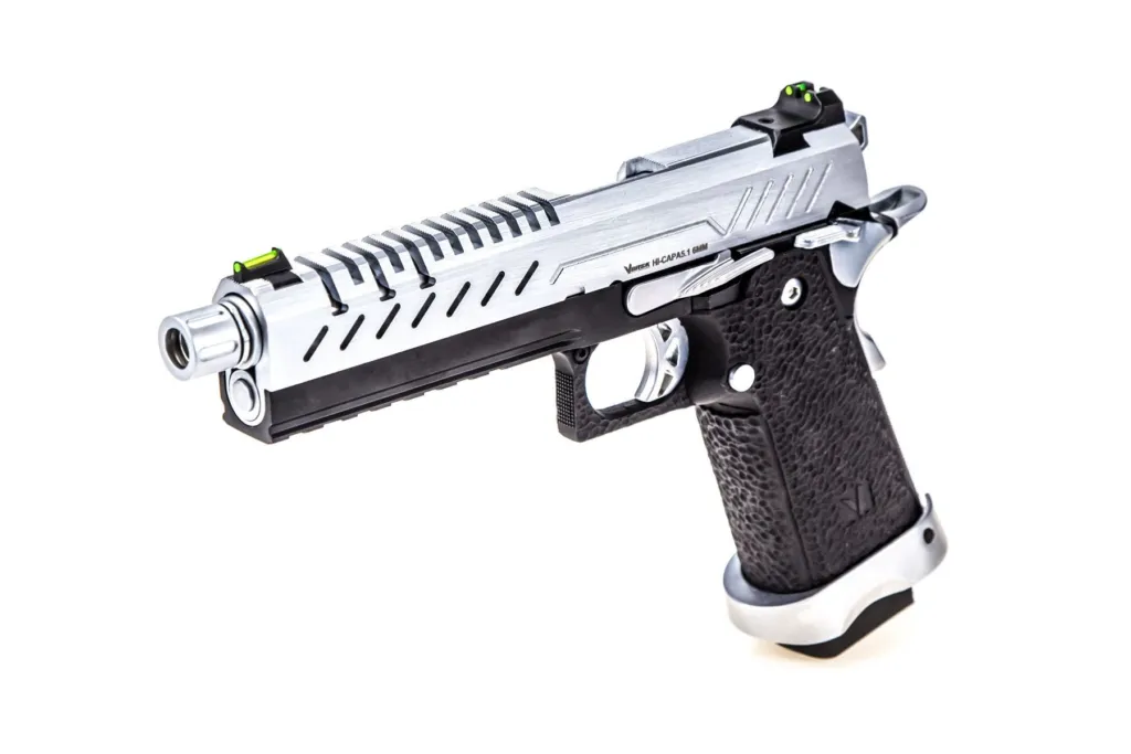 Réplique Gbb Gaz Hi-Capa 5.1 Noir / Chrome Vorsk-0
