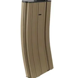 Chargeur Mid-Cap Métal 120 Billes Pour M4 Aeg Tan-0