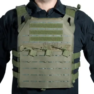 gilet plate carrier coupe au laser od delta tactics v18 + 2 plaques de protection dummy-0